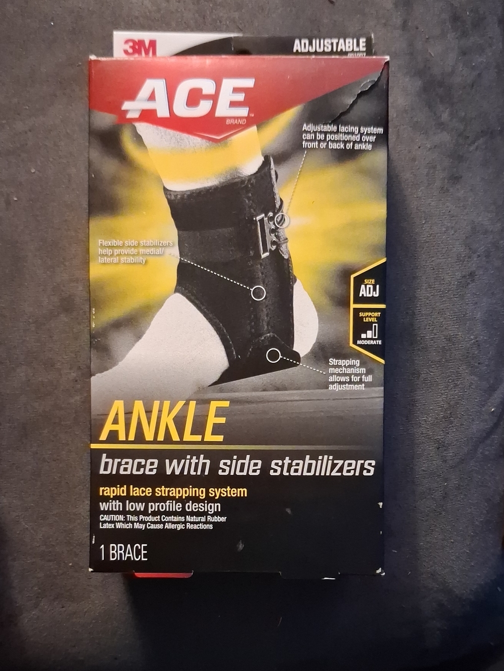 Ace Ankle Brace w/side Stabilizers